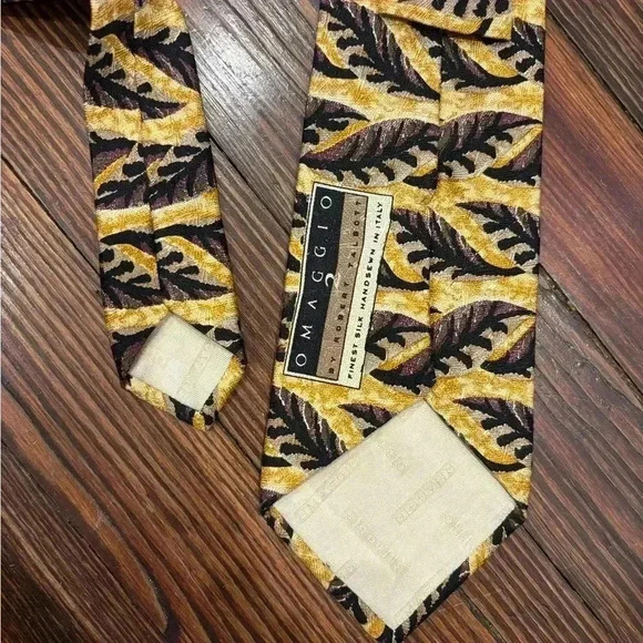 Omaggio 2 By Robert Talbott Men’s Neck Tie Handsewn In Italy 100% Finest Silk - Picture 5 of 5
